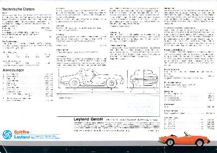 Triumph- Spitfire 1500 (Rückseite)